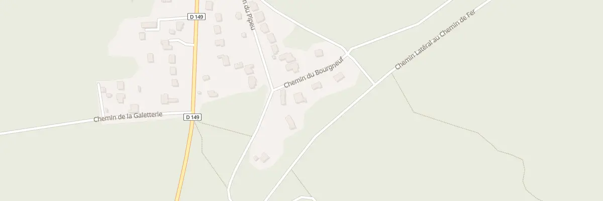 Plan du 50 Che du Bourgneuf à Bullion