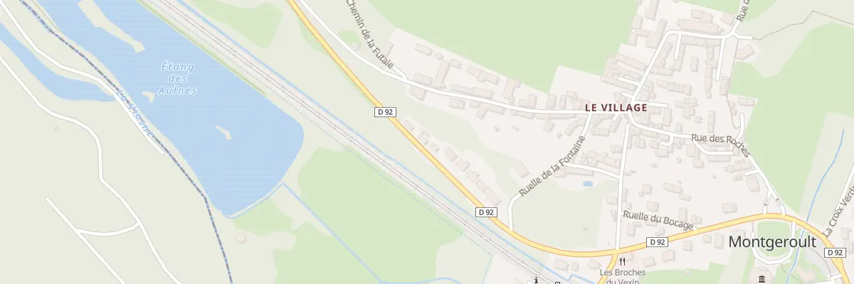 Plan du 3 Rue de la Vallee à Montgeroult