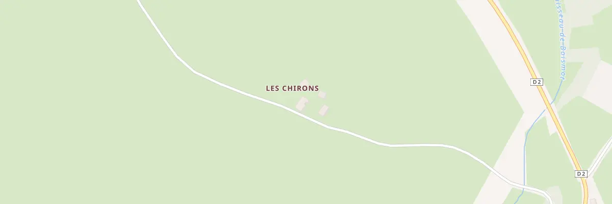 Plan du 1 Les Chirons à La Cellette