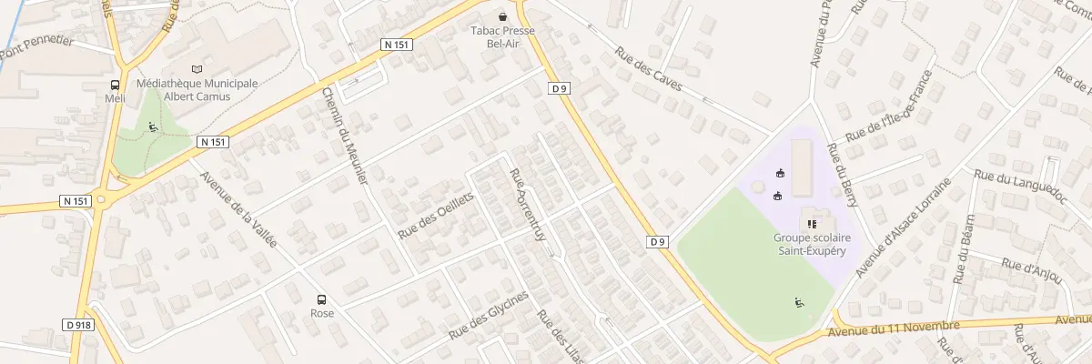 Plan du 13 Rue Porrentruy à Issoudun
