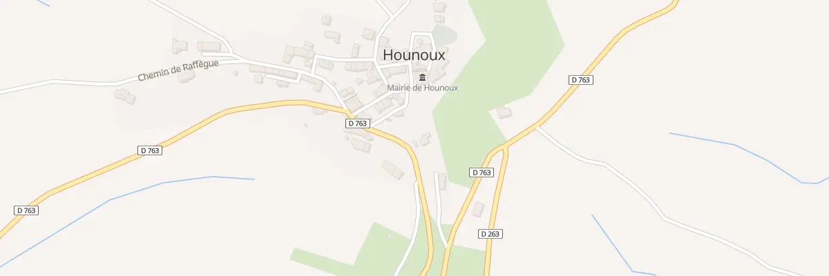 Plan du 263 Las Costos-Ouest à Hounoux