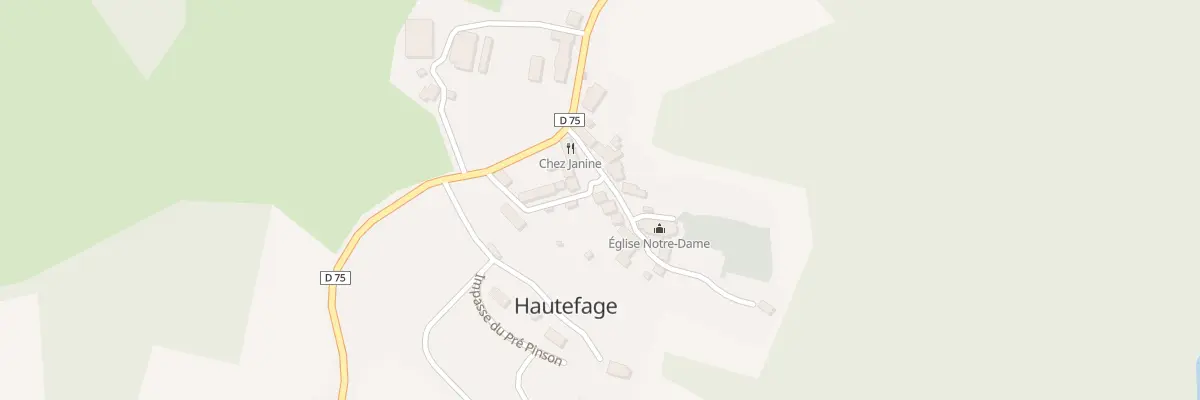 Plan du 5100 Le Bourg à Hautefage