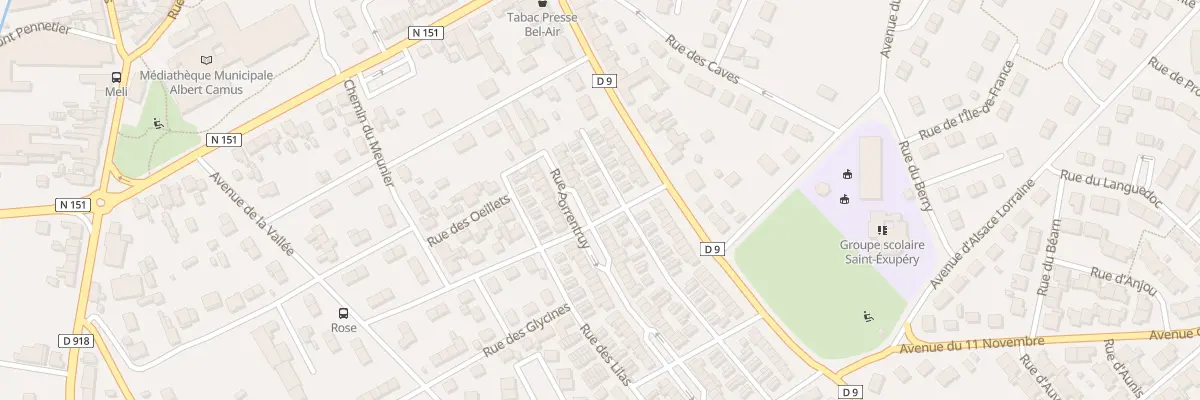 Plan du 19 Rue Porrentruy à Issoudun