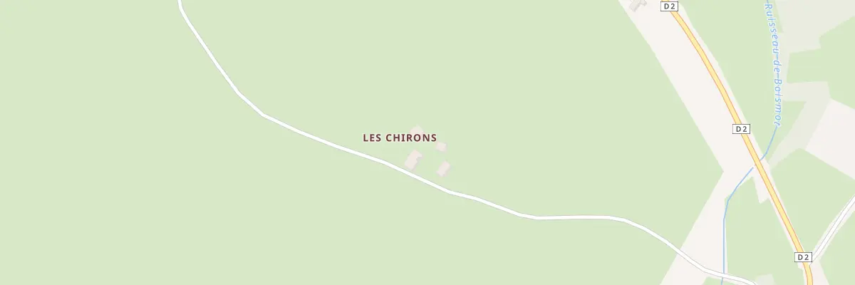 Plan du 2 Les Chirons à La Cellette