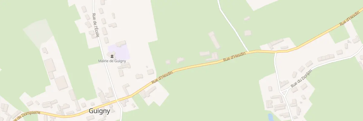 Plan du 15 Rue d’Hesdin à Guigny
