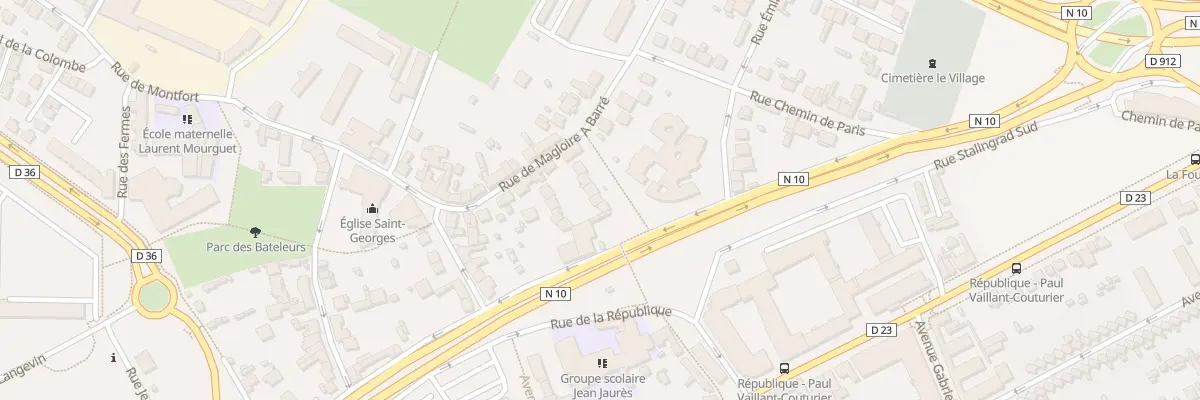 Plan du 16 Rue Magloire A Barre à Trappes