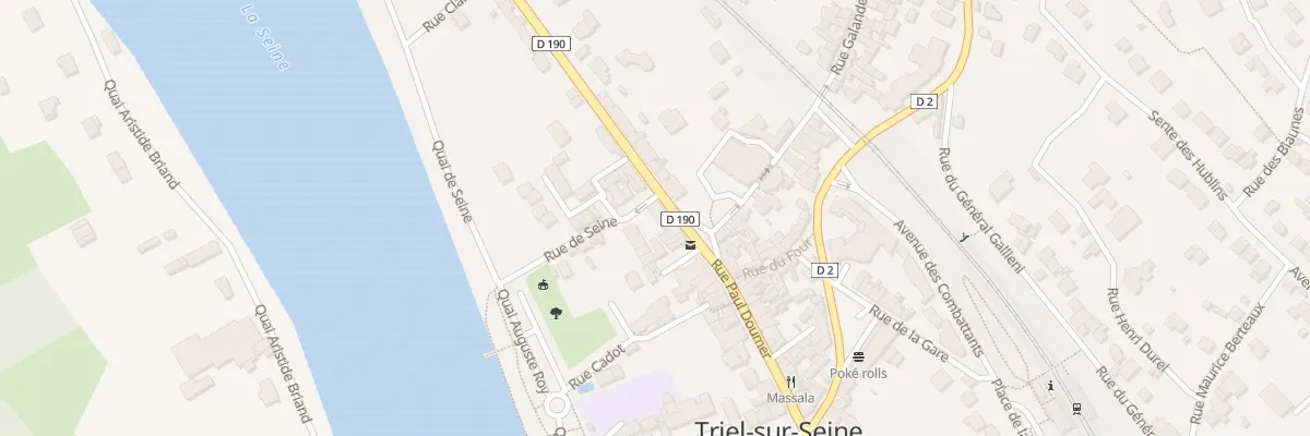 Plan du 179B Rue Paul Doumer à Triel-sur-Seine