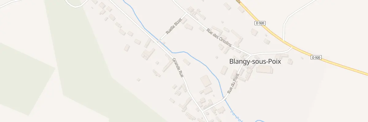 Plan du 6 Gr Grande Rue à Blangy-sous-Poix