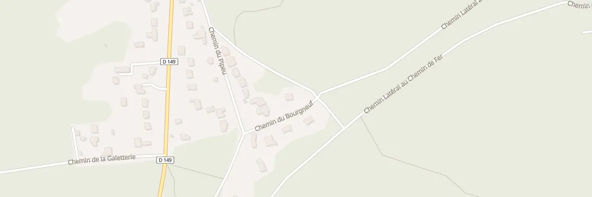 Plan du 109 Che du Bourgneuf à Bullion