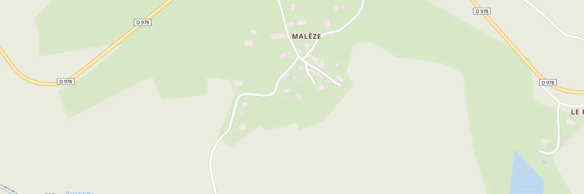 Plan du 11 Malèze à Marcillac-la-Croisille