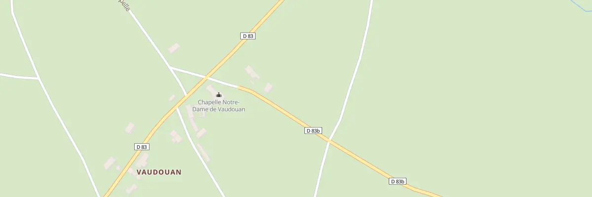 Plan du 3 Vaudouan à Briantes