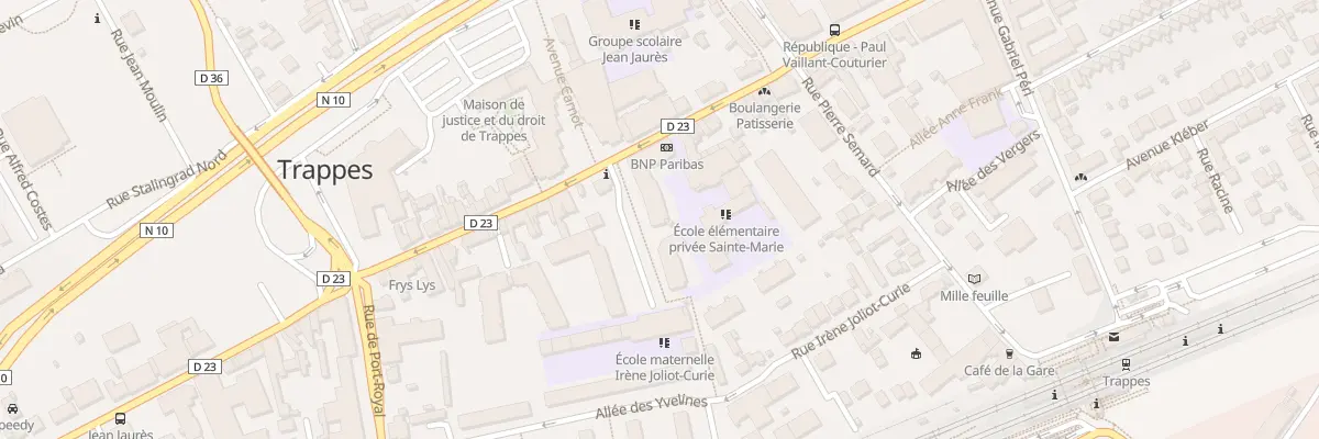 Plan du 31B Rue Jean Jaurès à Trappes