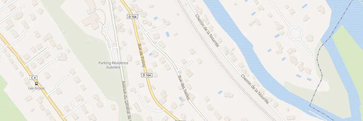 Plan du 266 Rue des Iselles à Villennes-sur-Seine