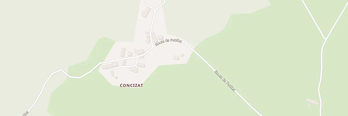 Plan du 1 Concizat à Saint-Sulpice-les-Champs