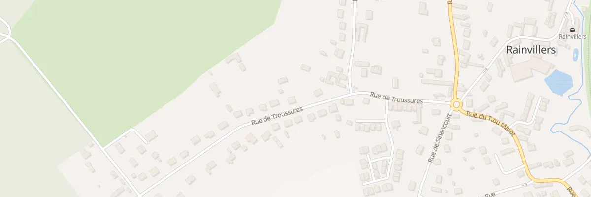 Plan du 6 Rue de Troussures à Rainvillers