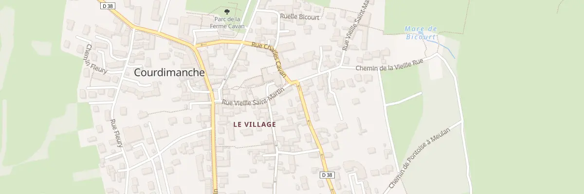 Plan du 2 Rue Jacques Lambert à Courdimanche