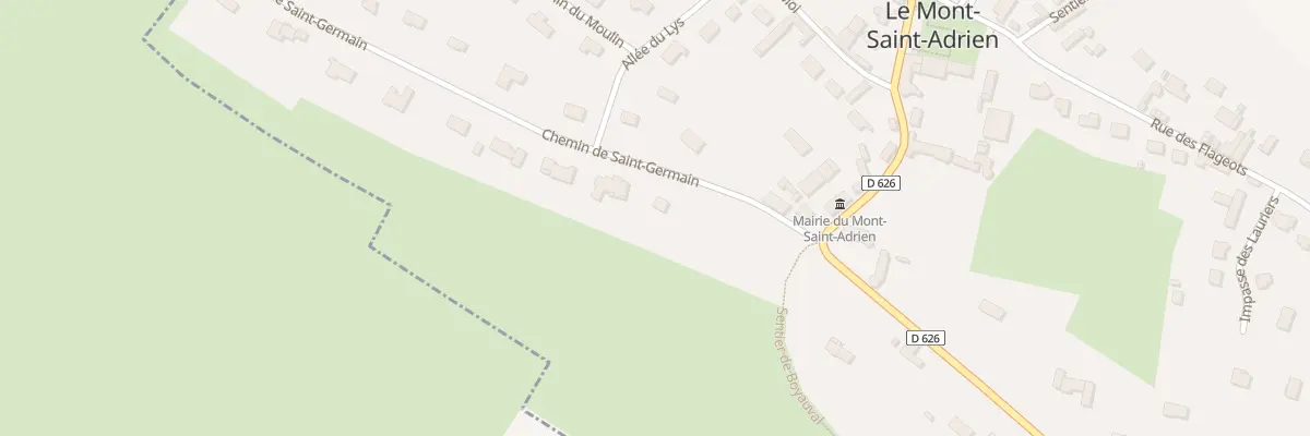 Plan du 103 Che de Saint-Germain au Mont-Saint-Adrien