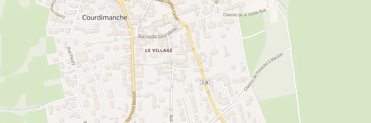 Plan du 14 Rue Jacques Lambert à Courdimanche