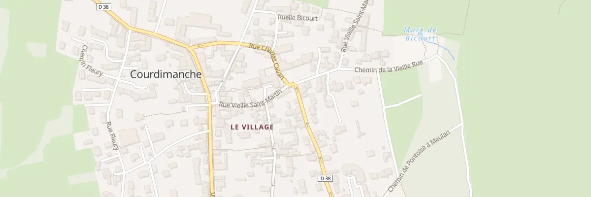 Plan du 2C Rue Jacques Lambert à Courdimanche