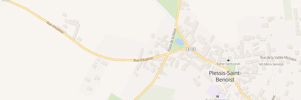 Plan du 2 Rue d’Authon à Plessis-Saint-Benoist
