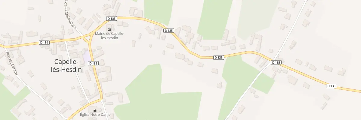 Plan du 280 Rue du Moulin Rouge à Capelle-lès-Hesdin