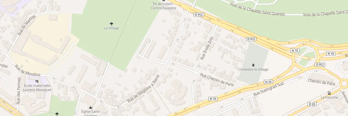 Plan du 1 Rue du Chemin de Paris à Trappes