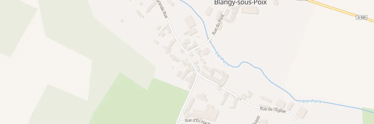 Plan du 39 Gr Grande Rue à Blangy-sous-Poix