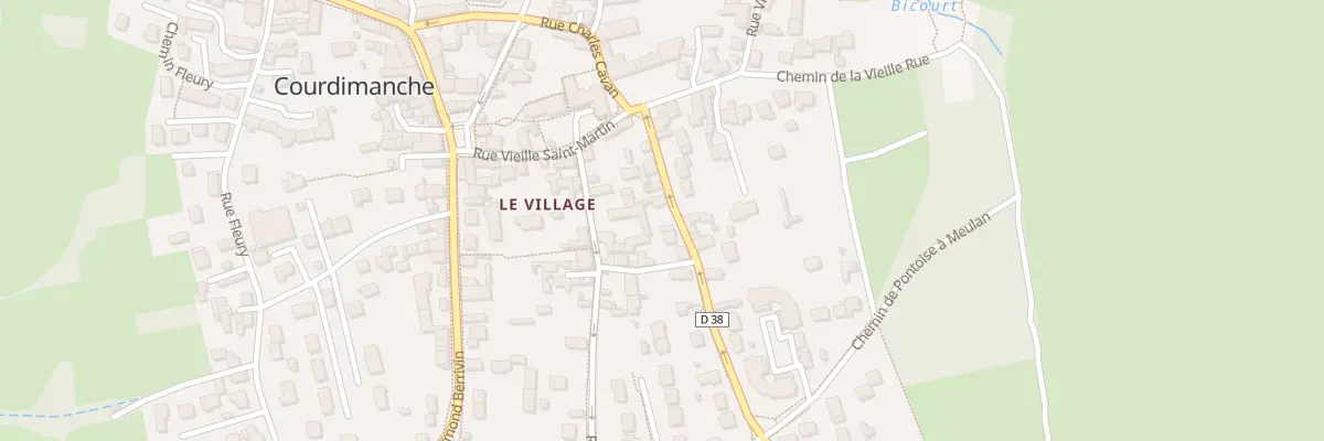 Plan du 12 Rue Jacques Lambert à Courdimanche