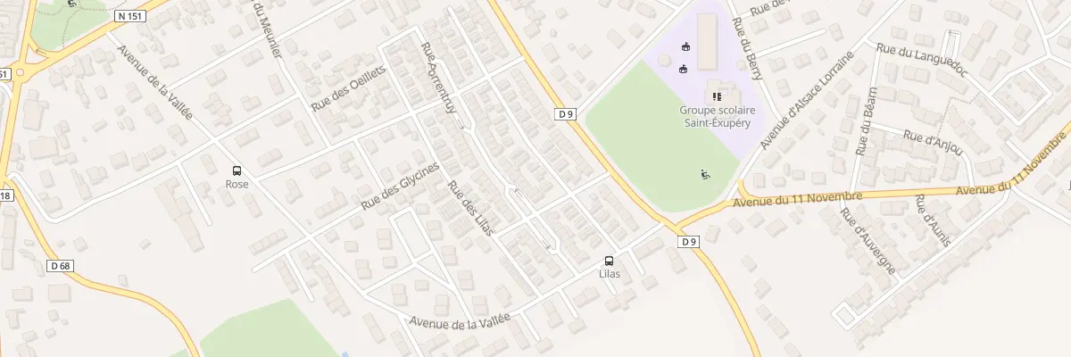 Plan du 55 Rue Porrentruy à Issoudun