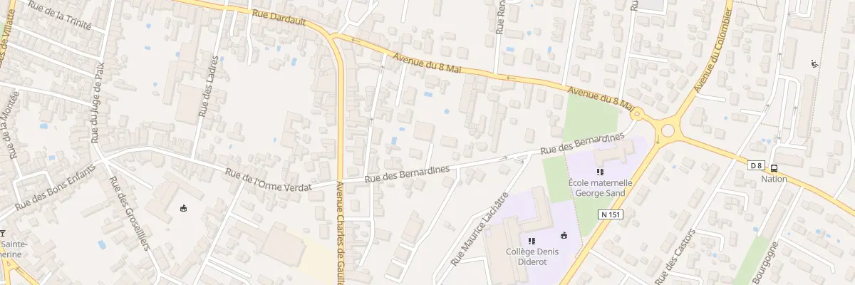 Plan du 7B Rue des Bernardines à Issoudun