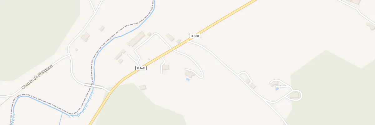 Plan de La Luxiere à Rivel