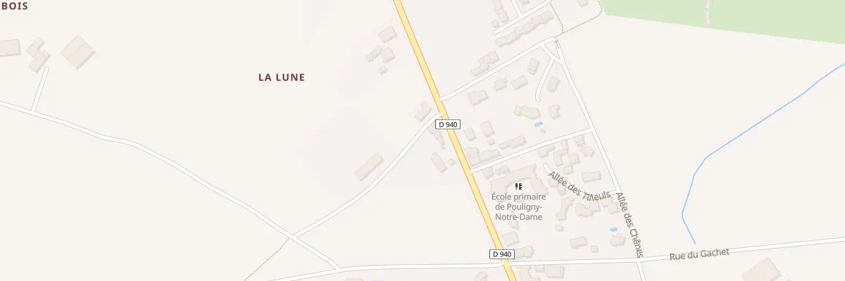 Plan du 24 Rue de la Chaume Blanche à Pouligny-Notre-Dame