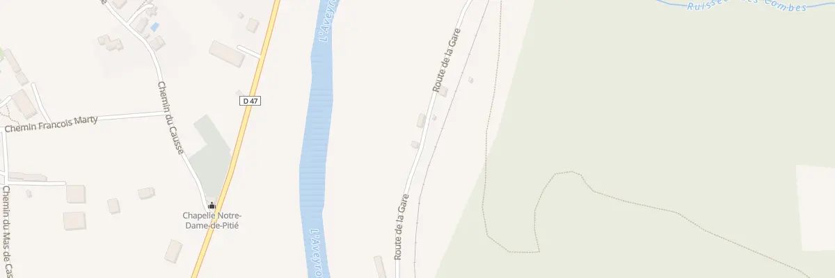 Plan du 5242 La Gare à Monteils