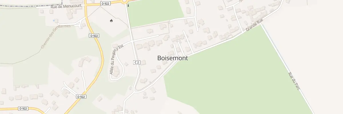 Plan du 90 Grande Rue à Boisemont