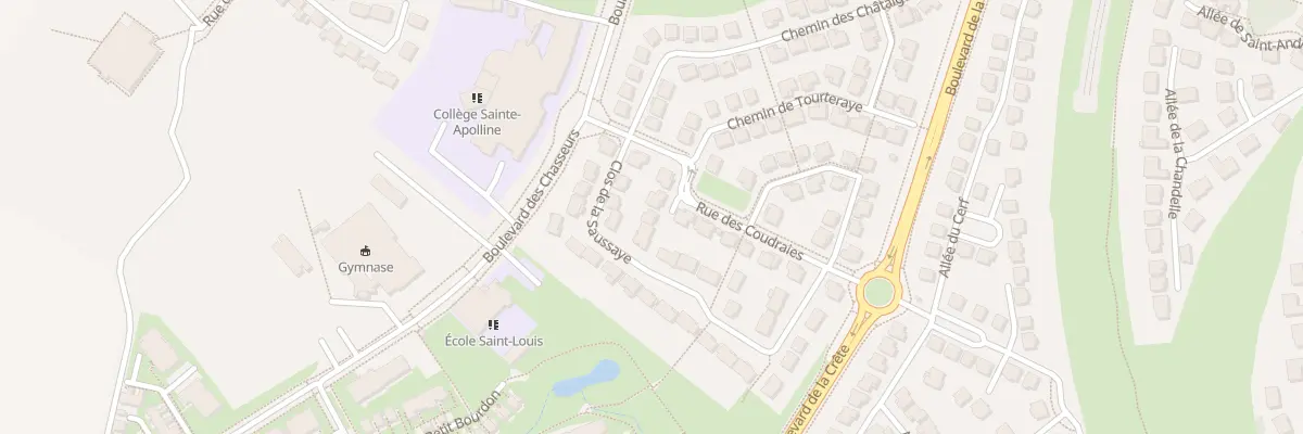Plan du 15 Rue des Coudraies à Courdimanche