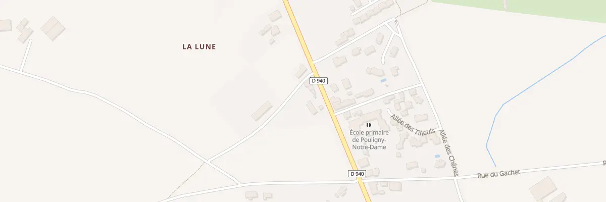 Plan du 26 Rue de la Chaume Blanche à Pouligny-Notre-Dame