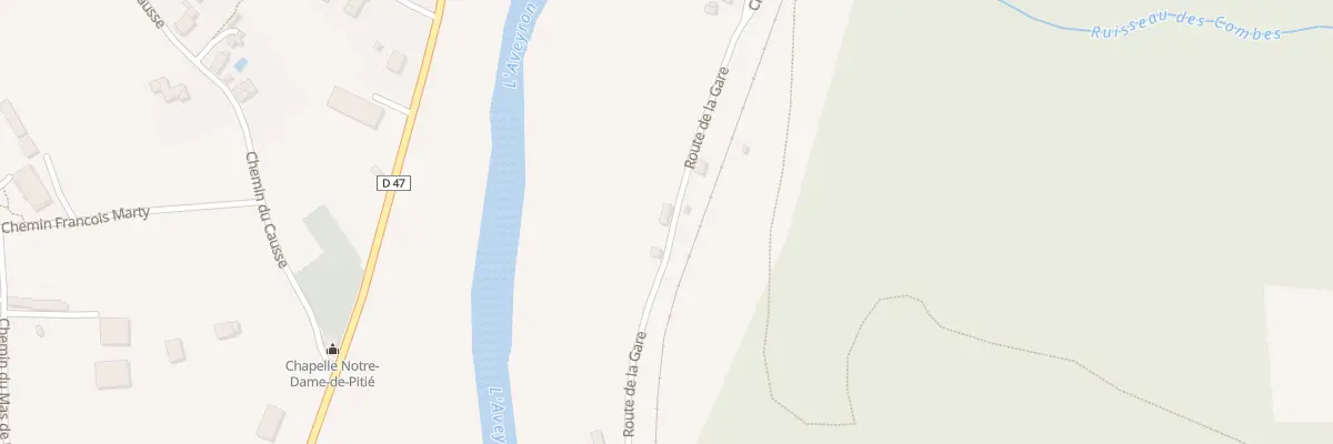 Plan du 5241 La Gare à Monteils