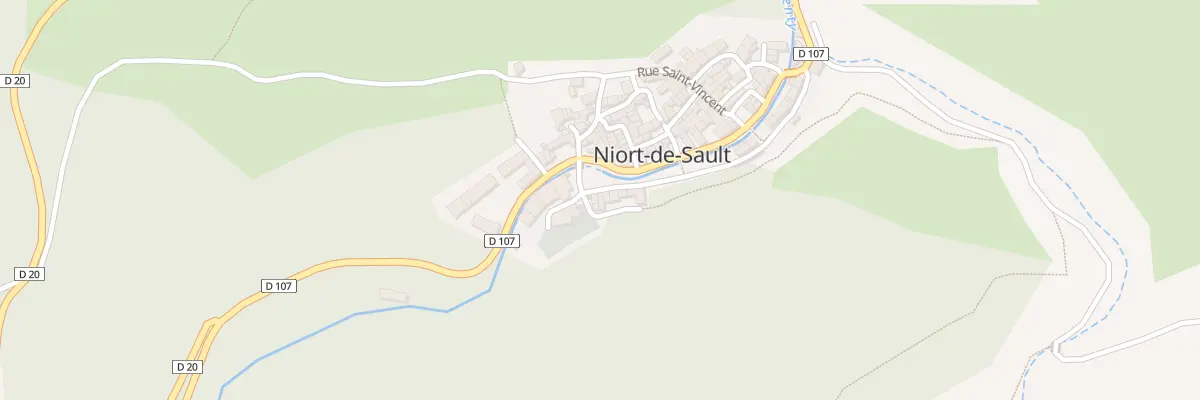 Plan du 63 Le Village à Niort-de-Sault