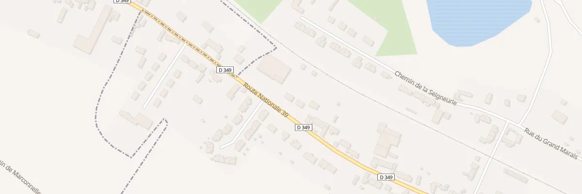 Plan du 2086 Rte Nationale à Marconnelle