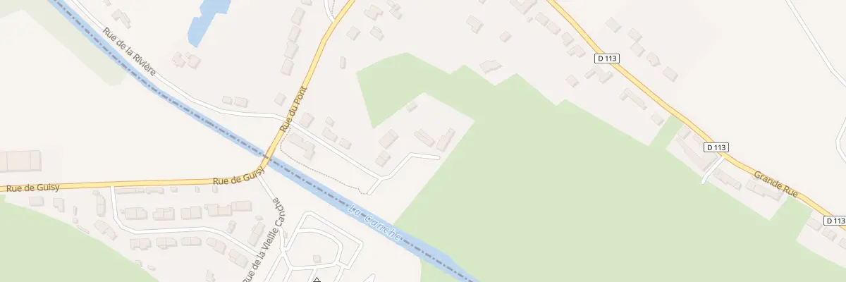 Plan du 13 Rue du Grand Marais à Guisy