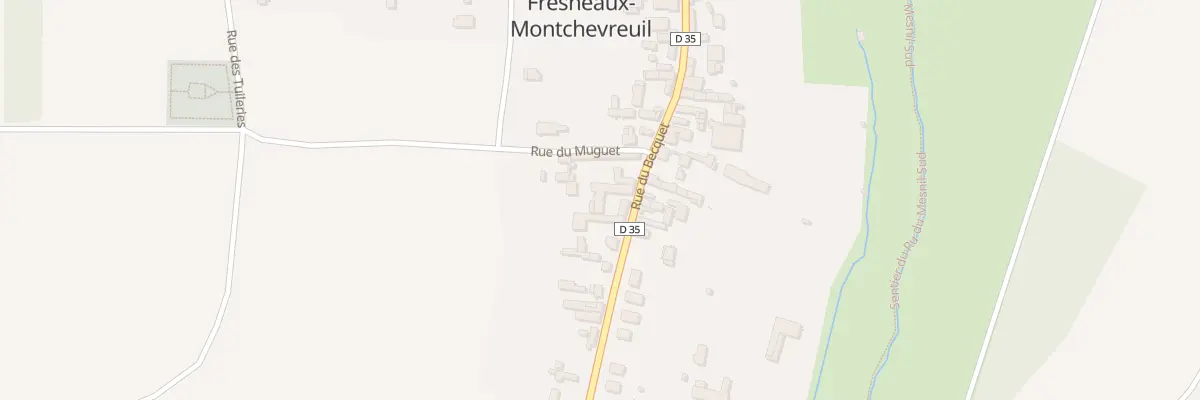 Plan du 34 Rue du Becquet à Montchevreuil