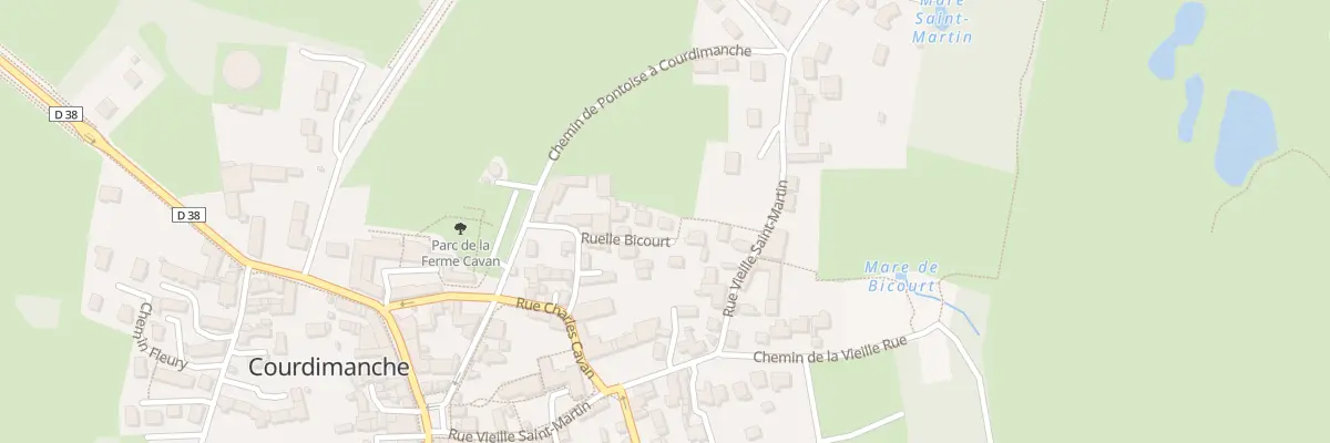 Plan du 7 Rle Bicourt à Courdimanche