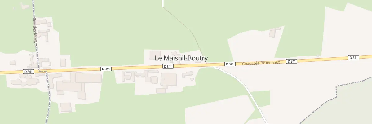 Plan du 7 Chs Brunehaut Maisnil Boutry à Vaudringhem