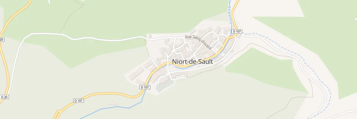 Plan du 40 Le Village à Niort-de-Sault