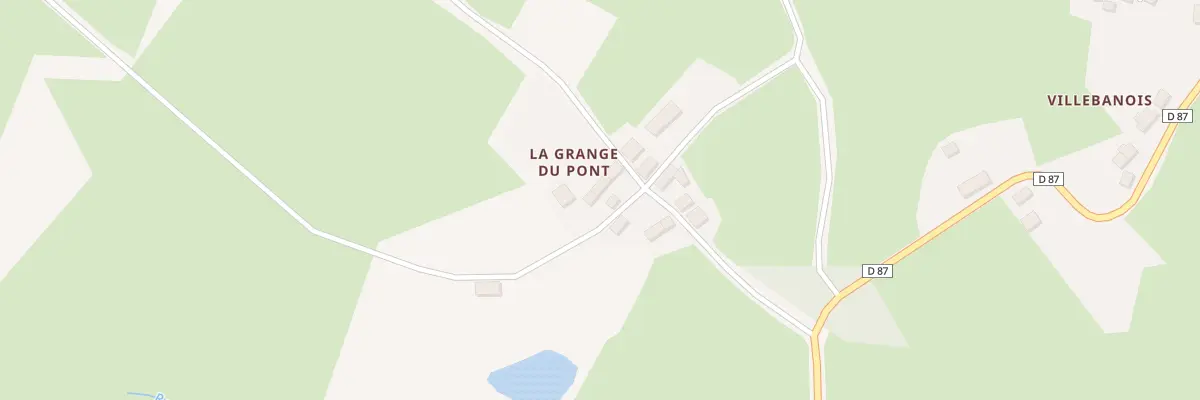 Plan du 3 La Grange du Pont à La Cellette