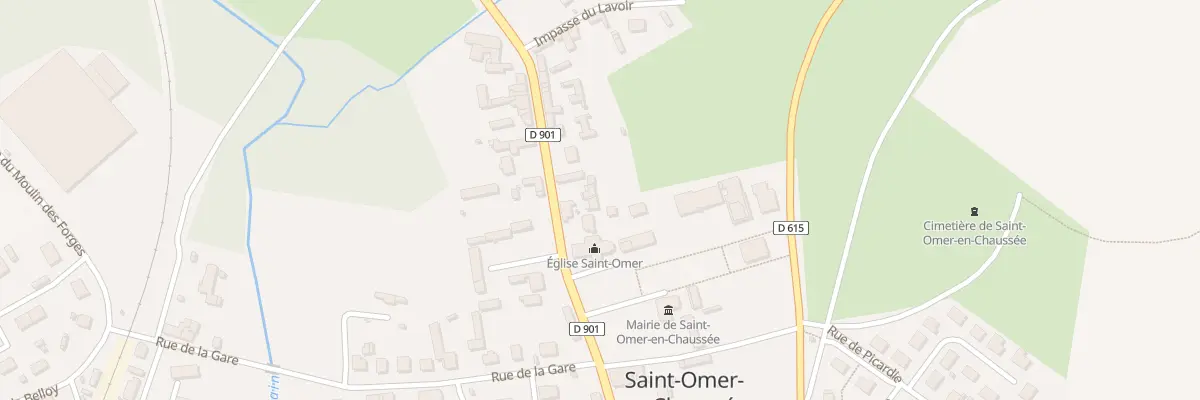 Plan du 46 Rue du Maréchal Leclerc à Saint-Omer-en-Chaussée