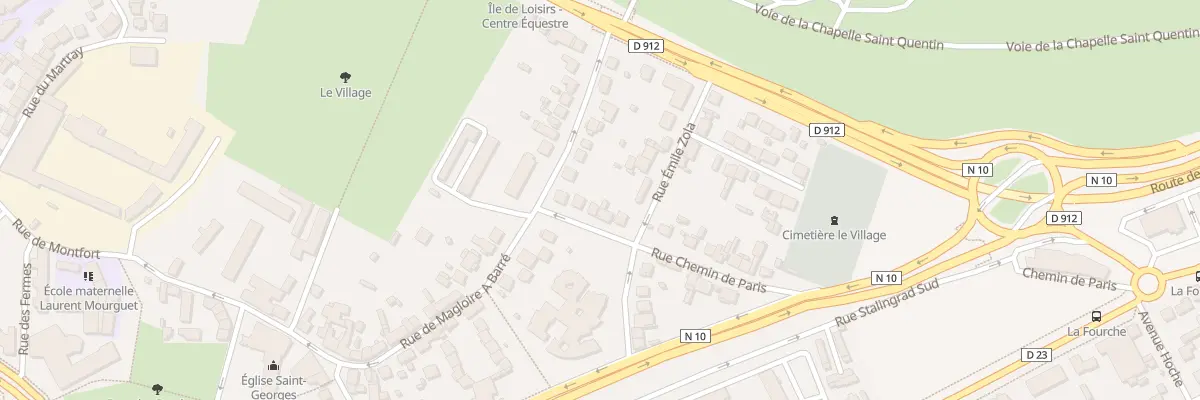 Plan du 5 Rue du Chemin de Paris à Trappes