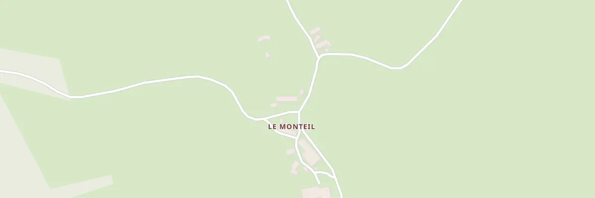 Plan du 3 Le Monteil à Tarnac