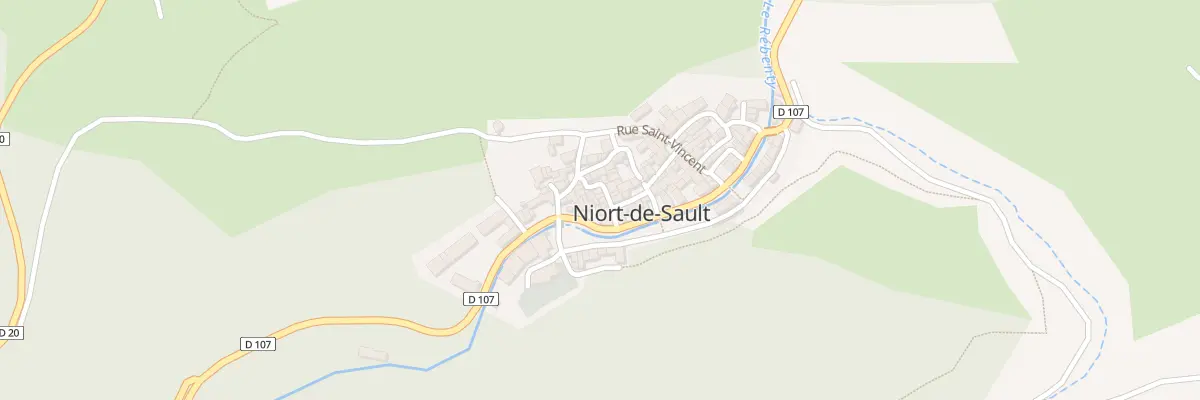 Plan du 82 Le Village à Niort-de-Sault