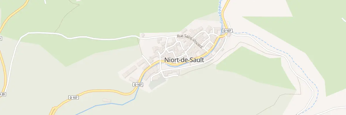 Plan du 87 Le Village à Niort-de-Sault